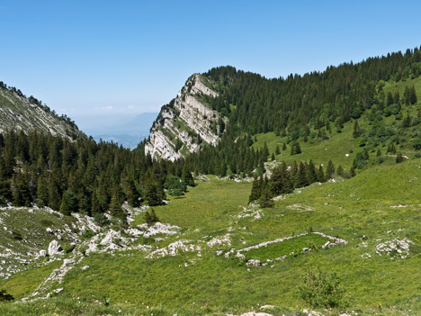 Ruine d'un habert sous le Col de la Charmille