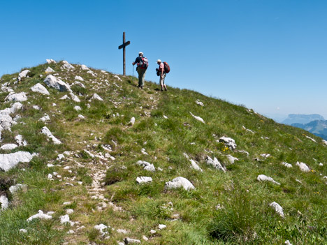 Croix au sommet de la Grande Sure