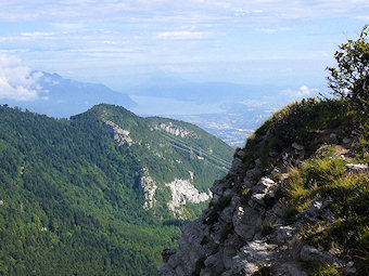 Le Lac du Bourget depuis le Mont Pellat