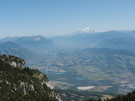 Un beau point de vue sur la vallée de l'Isère