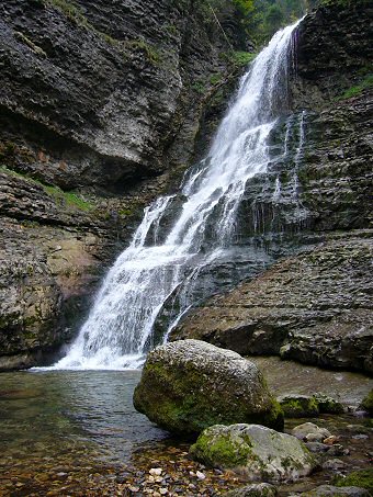 La cascade Isolée du Guiers, cirque de Saint-Même