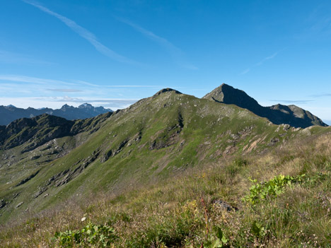 Sur la crête Nord du Grand Arc