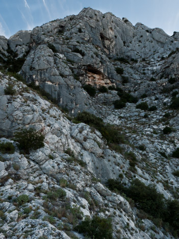 passage d'escalade du Col de Saint-Ser