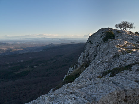 Crête vers la chapelle du Saint-Pilon