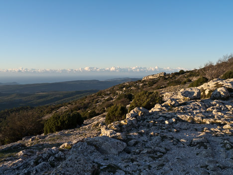 Sur la crête du Col du Saint-Pilon