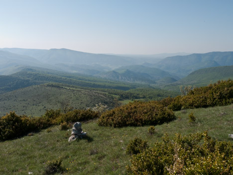 À travers l'alpage de la Montagne de Banne