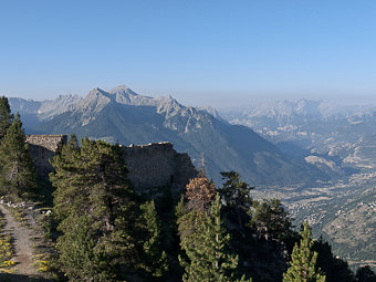 Faubourg de Briançon dans la Vallée de la Durance