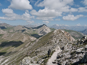 Vue sur le Col de Barteaux