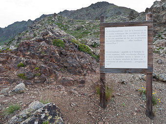 Sentier géologique du Chenaillet