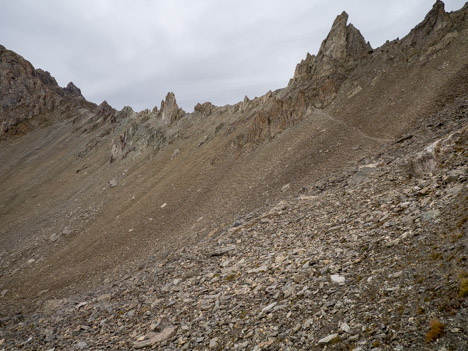 Versant Sud du Col des Béraudes