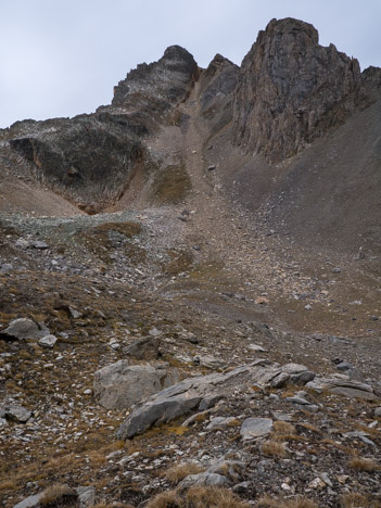 Couloir Sud Est du Pic de la Moulinière