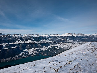 Lac de Monteynard depuis le Sénépy