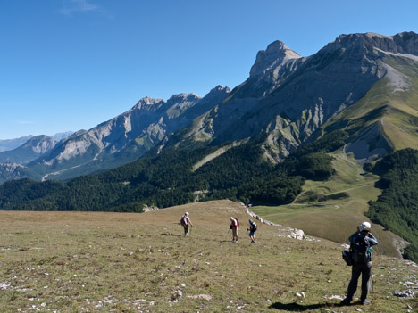 Au-dessus du Col de la Croix