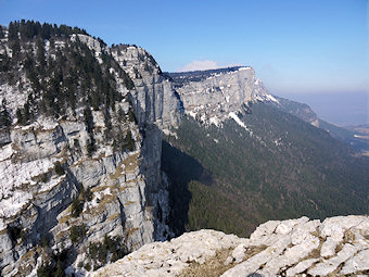 Muraille Nord du Vercors, la Buffe et la Sure