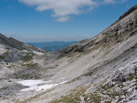 Amont de la combe du Pré de l'Achard