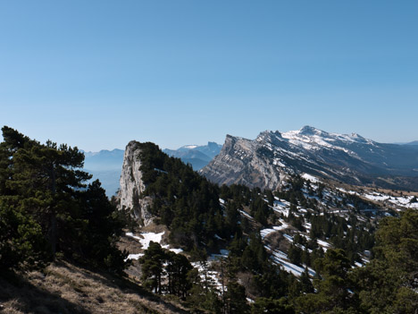 Sur l'arête Sud du Moucherotte