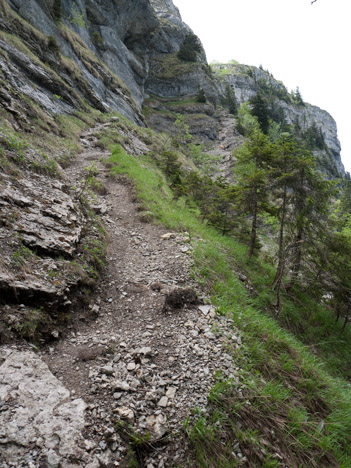 Le sentier du Pas de la Clé