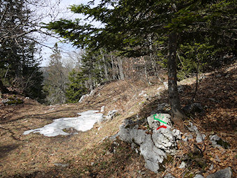 Carrefour de piste vers le Pas de la Clé