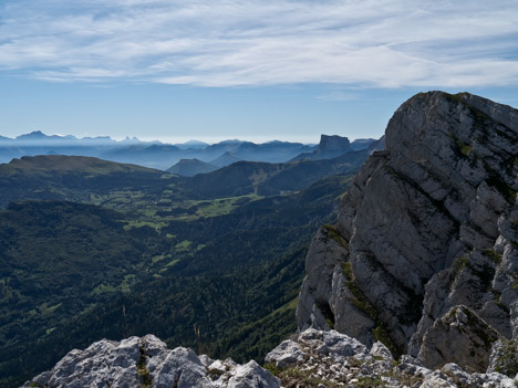 Au sommet des Rochers de la Peyrouse