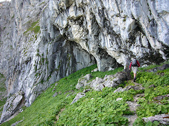 Sous l'arête Nord du Cornafion