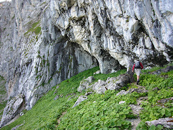 Sous l'arête Nord du Cornafion