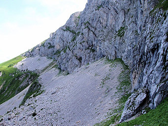 Le pierrier supérieur de la Combe Chaulange