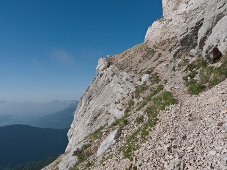 Vire aérienne sous la Petite Sœur Sophie