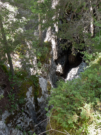 Gouffre spectaculaire du Purgatoire