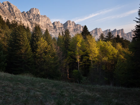 Barrière Est du Vercors, falaises