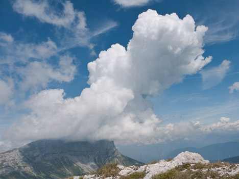 Cumulus sur la Grande Moucherolle