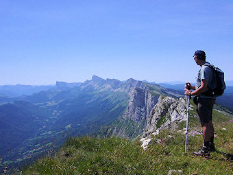 Balcons Est du Vercors et le Mont Aiguille