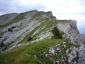 La crête des Rochers de la Balme