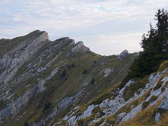 La Crêtes des Crocs et la Pierre Vivari