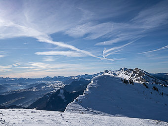 Au sommet du Pic Saint-Michel