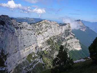 Falaises au Nord du Pic Saint-Michel