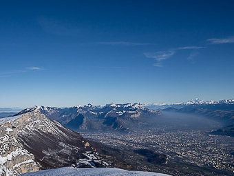 Au sommet du Pic Saint-Michel