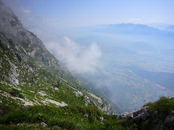 La vallée de Grenoble depuis le Sentier des Deux Cols