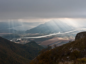 Pierre Chanduraz, lac du Bourget et >Mont de la Charvaz