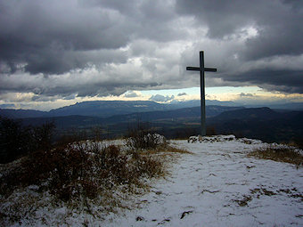 Neige sur le Calvaire d'Innimond