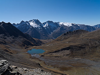 Lac du Goléon et refuge du Carraud