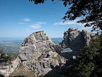 Lunette du Rocher de la Laveuse, Forêt de Saou