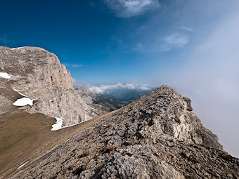 Au sommet de l'Aiguillette, 2120m