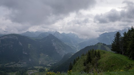 Pointe de la Croix, le Jorat et les Chalets d'Autigny
