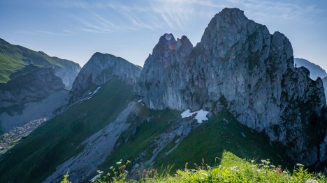 Face Nord de la Pointe W de l'Aiguille de Barbon