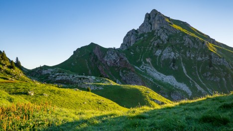 Le versant Ouest de la Pointe de Chalune