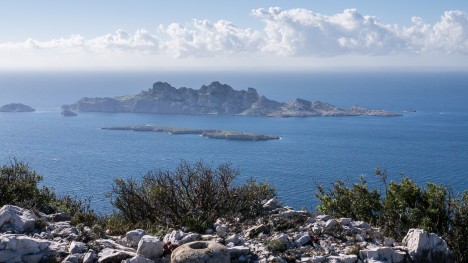 L'archipel de Riou depuis la Tête de Malvallon
