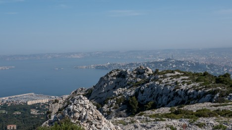 Marseille depuis le Sommet Ouest de l'Homme Mortt