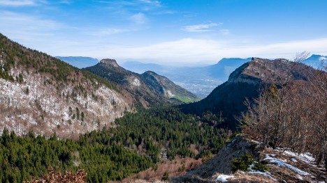Sur la crête du Montfred (souvent herbeuse)