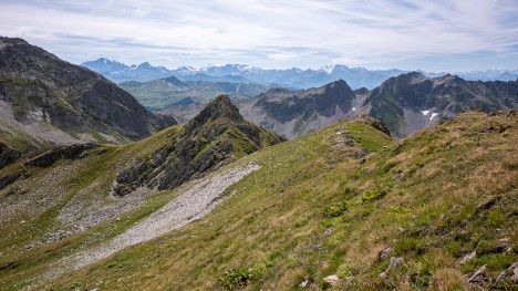 Le Massif de la Vanoise à l'horizon