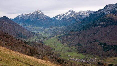 Le Mont Trelod et la Pointe d'Arcalod